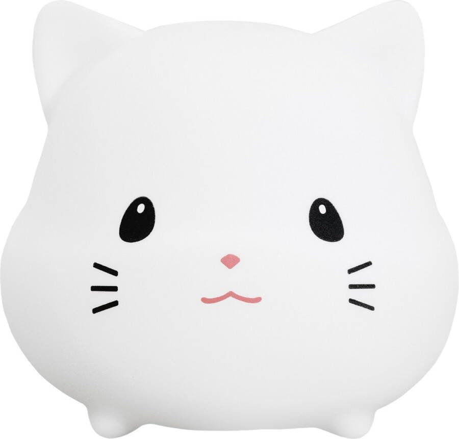 Sleepy Friends Sleepy Friends Kinder Nachtlampje Premium Kat Nachtlampje Baby Nachtlampje Kinderen USB Oplaadbaar Dimbaar Kinderlampje Babykamer Nachtlampjes Bedlampje
