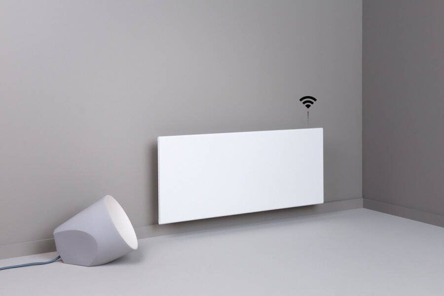 Slimmeheater Elektrische kachel met WiFi Wit 1500 Watt