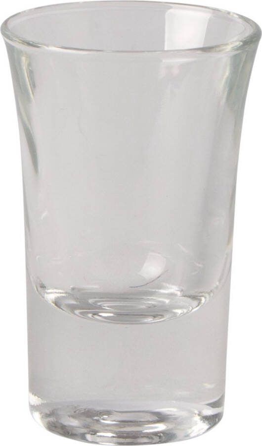 Slimresto Shotglas 3.4 cl | Likeurglas Doos 12 Stuks Horeca Glaswerk