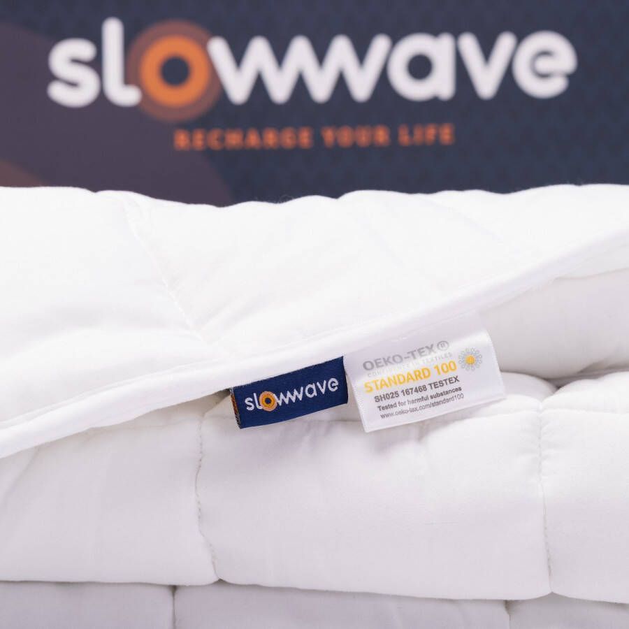 Slowwave Verzwaringsdeken 11kg Beste keuze Unieke 9-lagen structuur Kleine compartimenten Perfect ronde microglasparels Beste materiaal Probeer het 30 nachten risicoloos uit