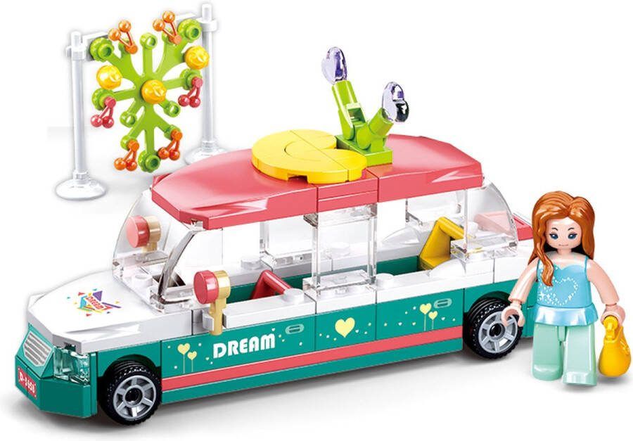 Sluban Kleine Limousine Bouw set Blokken Bouw set limousine
