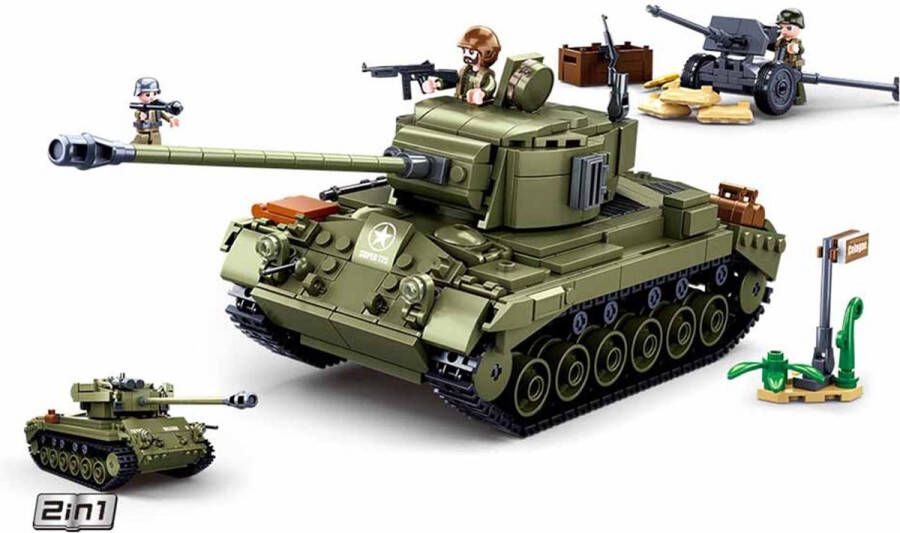 Sluban M38-B0860 Medium Tank Groen