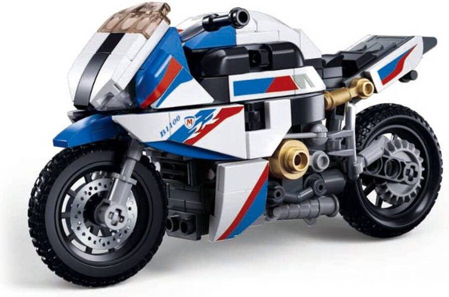 Sluban Motor 1000RR M38-B1129 City speed champions adventure Classic creator motorfiets Technische speelgoed voor kinderen en volwassenen 242 bouwstenen (compatibel met Mould King of Lego stenen)