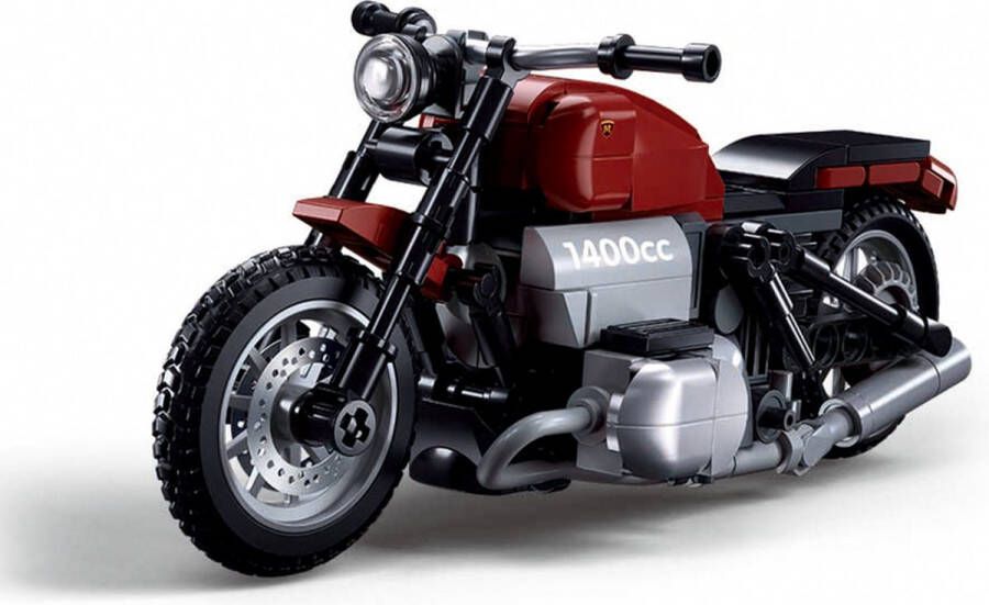 Sluban Motor R18 M38-B1131 City speed champions adventure Classic creator motorfiets Technische speelgoed voor kinderen en volwassenen 222 bouwstenen (compatibel met Mould King of Lego stenen)