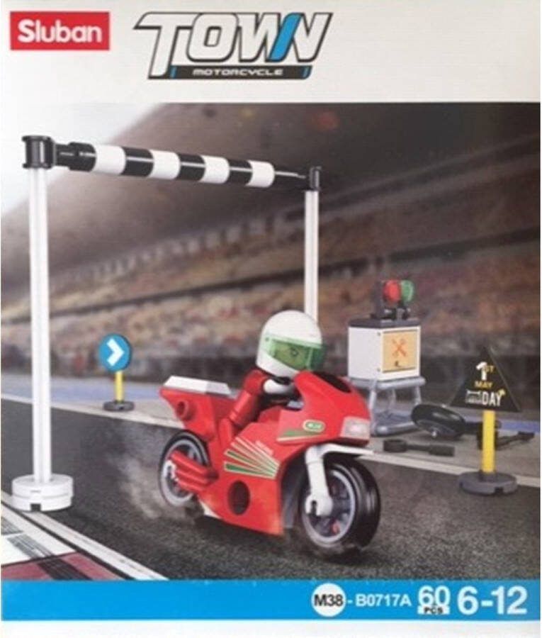 Sluban Racemotor Town Junior 16 5 X 14 1 Cm 60-delig