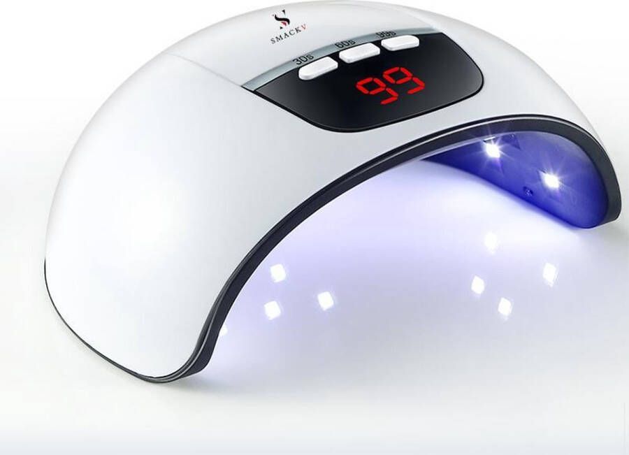 SMACKV Hoge Kwaliteit Nieuwe 2020 UV LED Premium Nail Lamp USB UV LED Nagels Lamp LED Gelnagels Gellak Lamp 54W Nageldroger Wit Zwart