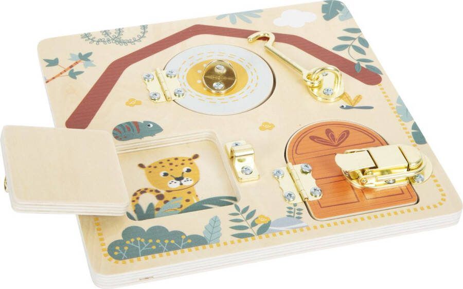 Small foot Activiteiten bord Safari Houten speelgoed vanaf 3 jaar