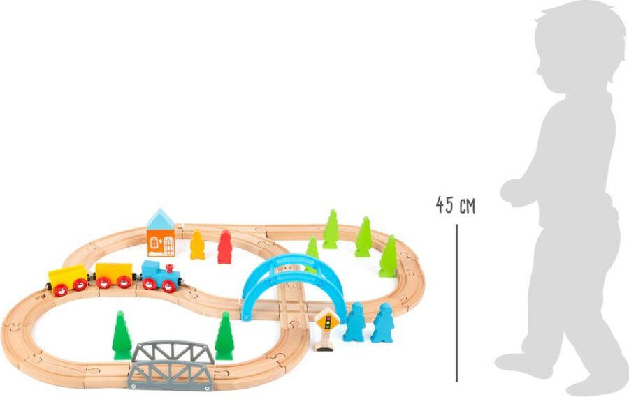 Small Foot Speelgoedtrein Big Journey Hout Junior 40-delig