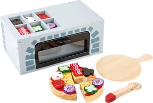 Small Foot Company Pizza oven voor de speelkeuken Houten speelgoed vanaf 3 jaar