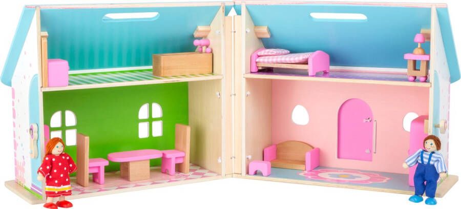 Small Foot Company Poppenhuis vouwbaar Houten speelgoed vanaf 3 jaar