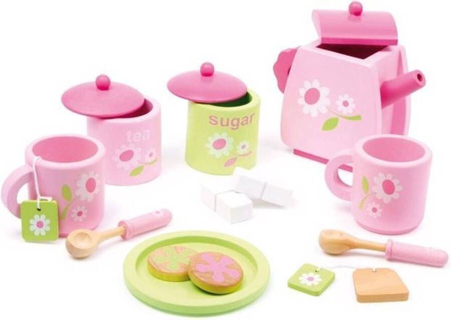 Small Foot Company Small foot Houten theeservies roze