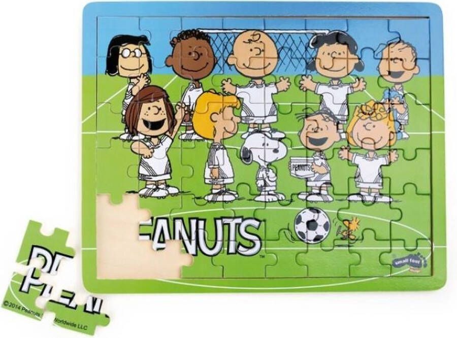 Small Foot Company Small Foot Puzzel Snoopy Peanuts Voetbal 48-delig van hout