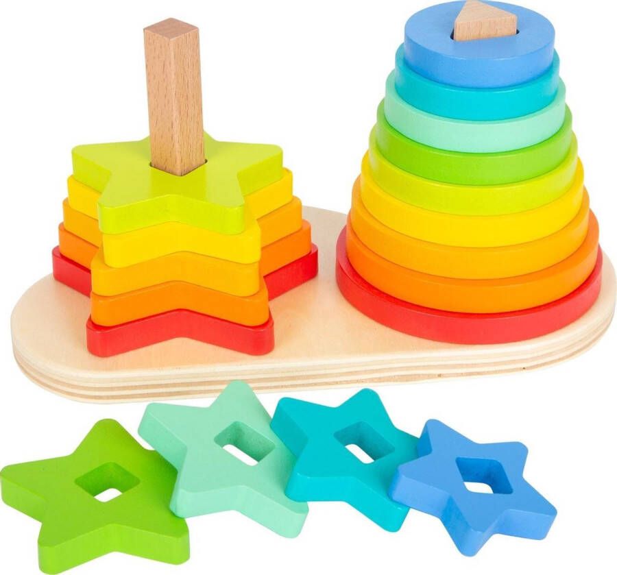 Small Foot Company small foot Rainbow Shape-Fitting Game