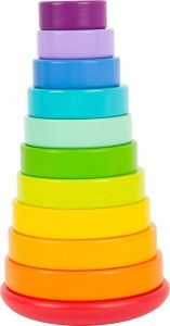 Small Foot Company small foot Stacking Tower Shape-Fitting Rainbow
