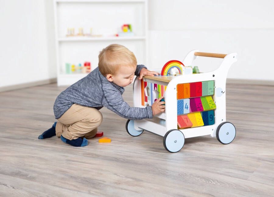 Small Foot Company Small Foot Houten Baby Olifant Loopwagen