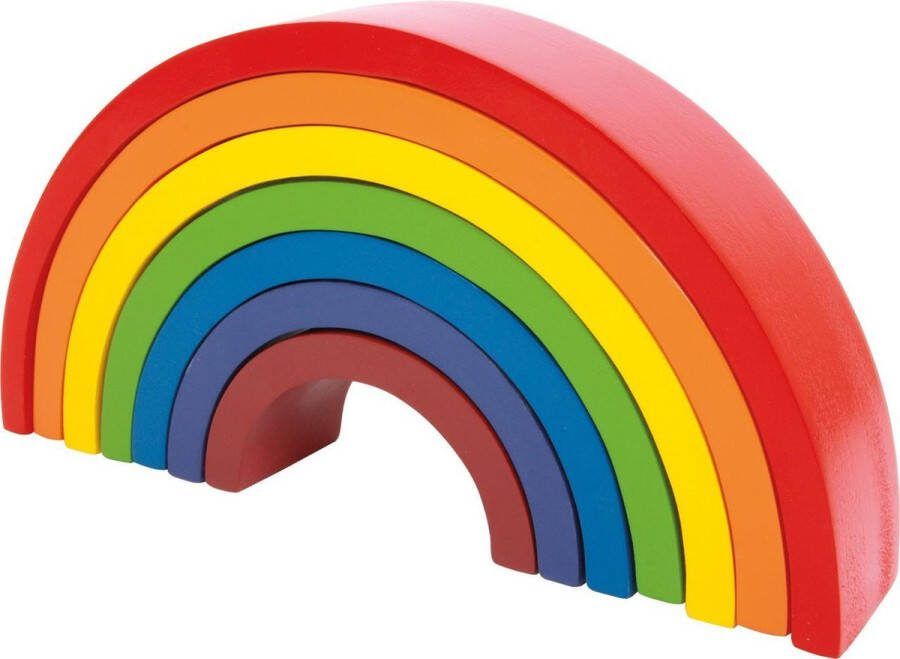 Small foot Houten bouwblokken Regenboog Blokken Groot Houten Regenboog bouw set Baby speelgoed Duurzaam