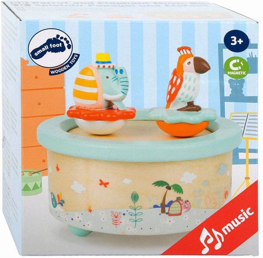 Small Foot Company small foot Musical Box Parrot and Elephant