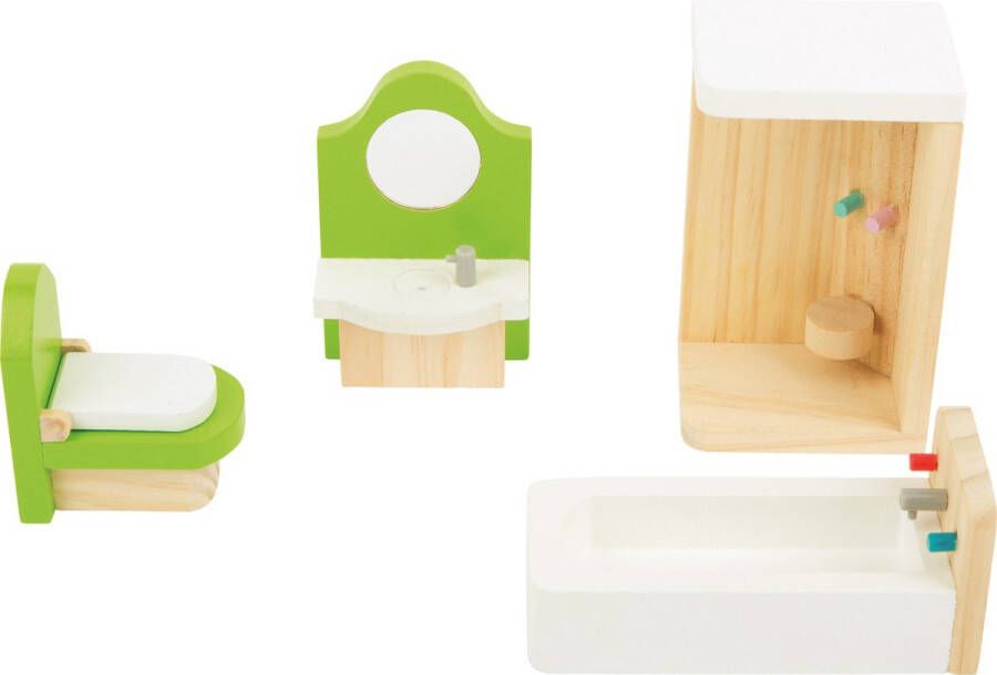 Small Foot Company Poppenhuis meubels Badkamer Houten speelgoed vanaf 3 jaar