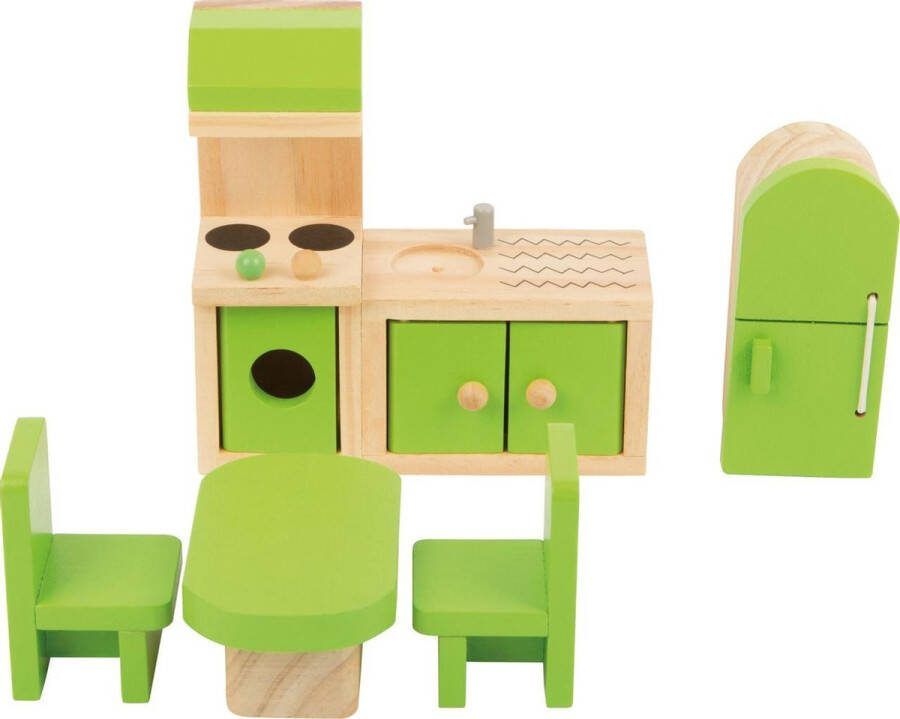 Small foot Houten Poppenhuis Meubeltjes Keuken 5dlg
