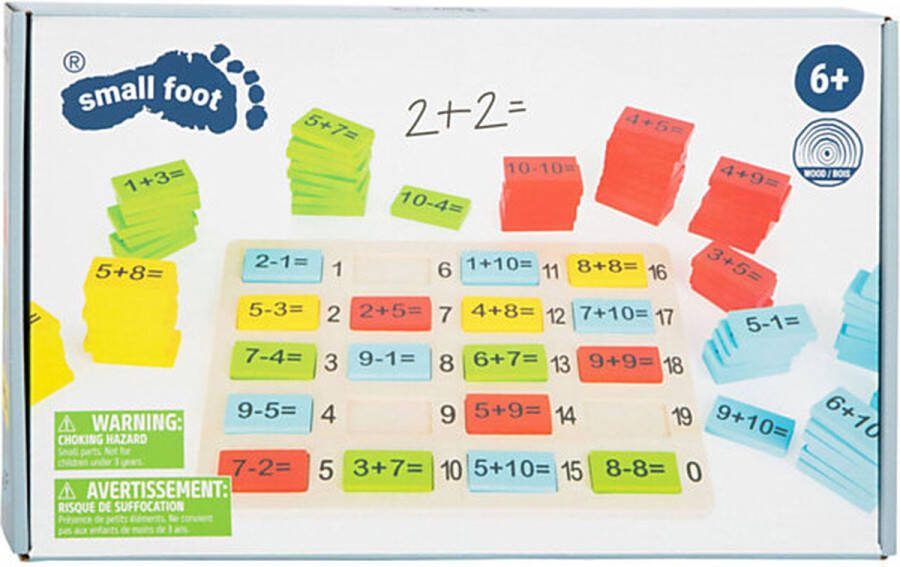 Small Foot 1+1 reken plezier hout 2 5 x 4 5 cm