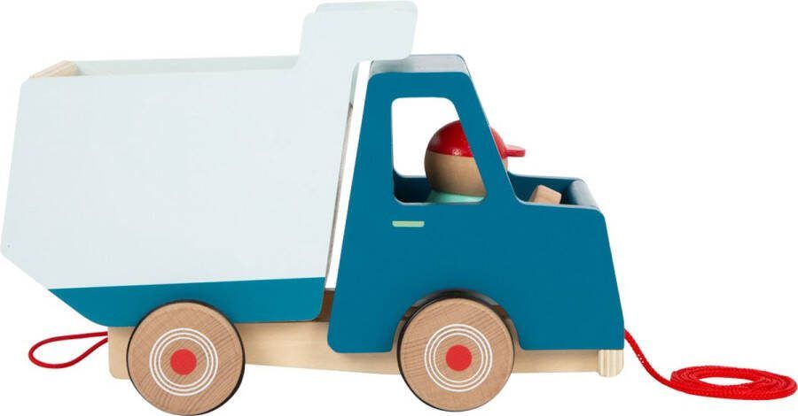 Small foot Houten Trekfiguur Kiepvrachtwagen