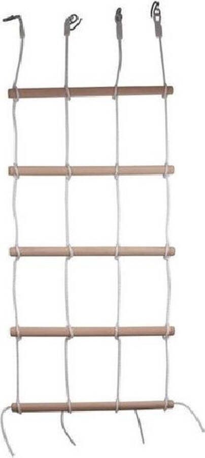 Small Foot Touwladder: Houten Klimwand 4 X 68 X 200 cm
