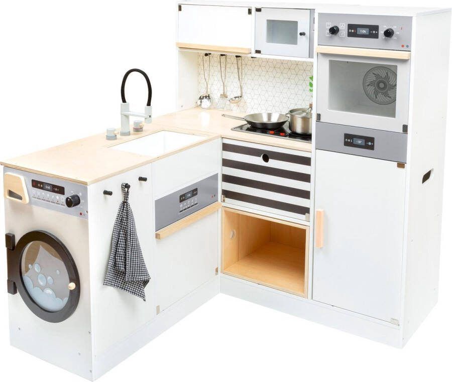 Small foot Houten Modulaire Speelkeuken XL Wit 9dlg