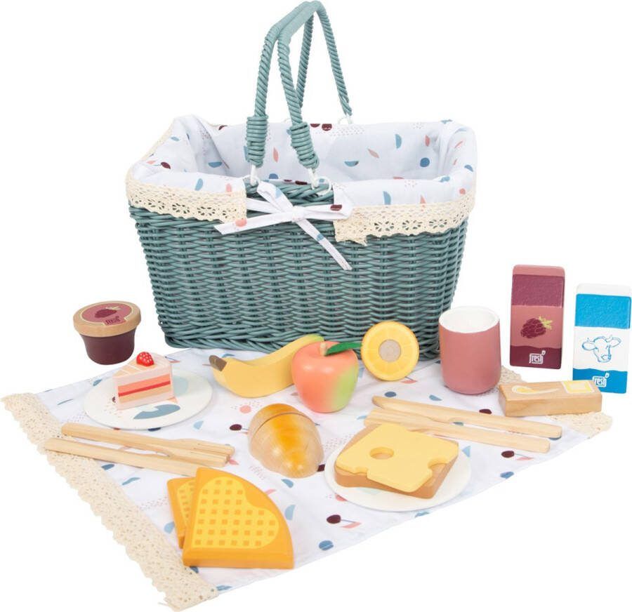 Small foot Picnic mand ''Tasty'' Houten speelgoed vanaf 3 jaar