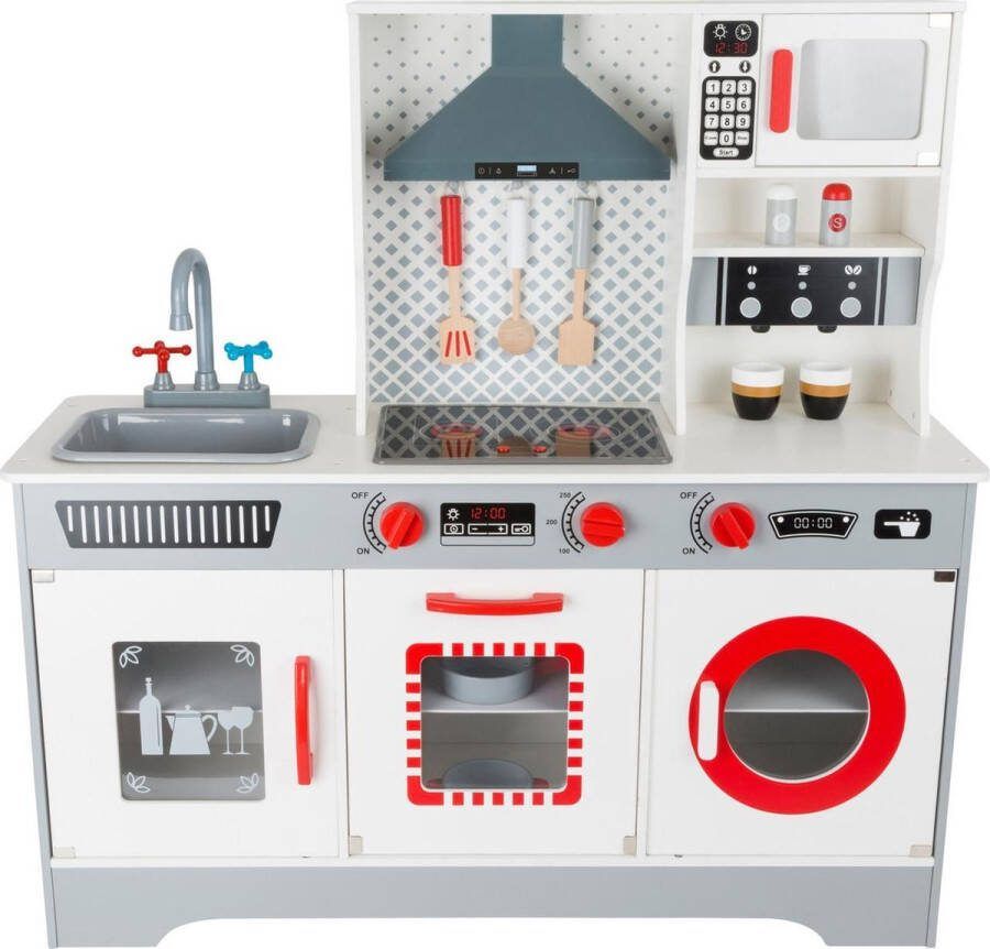Small foot Houten Speelkeuken met Wasmachine 12dlg