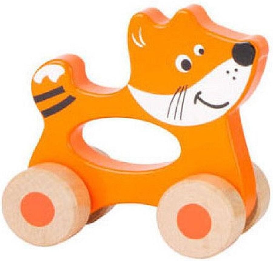 Small foot Houten Duwfiguur Dier op Wielen