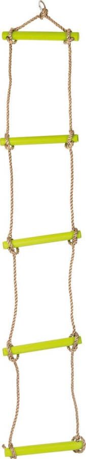 Small Foot Touwladder met 5 Treden Groen 200cm