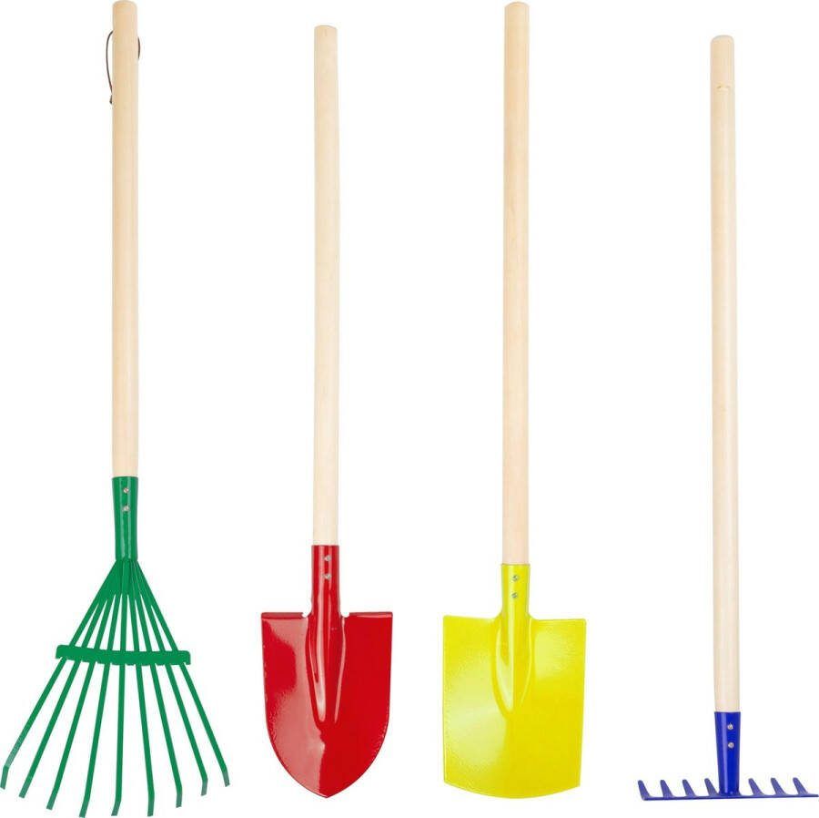 Small foot tuingereedschap Hark Schep Spade en Bladhark