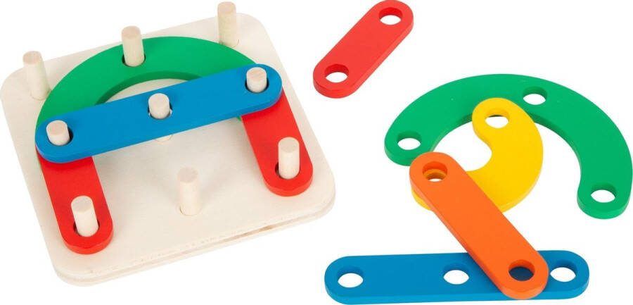 Small Foot Company small foot Learning Game Letters and Numbers Insertion Puzzle