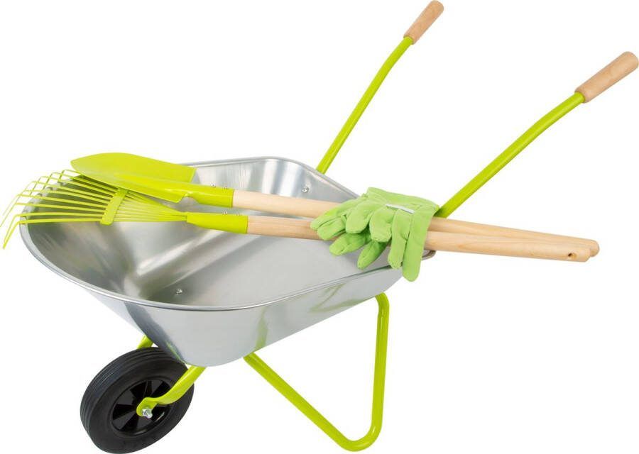 Small Foot Metalen Kruiwagen met Tuingereedschap 5dlg.