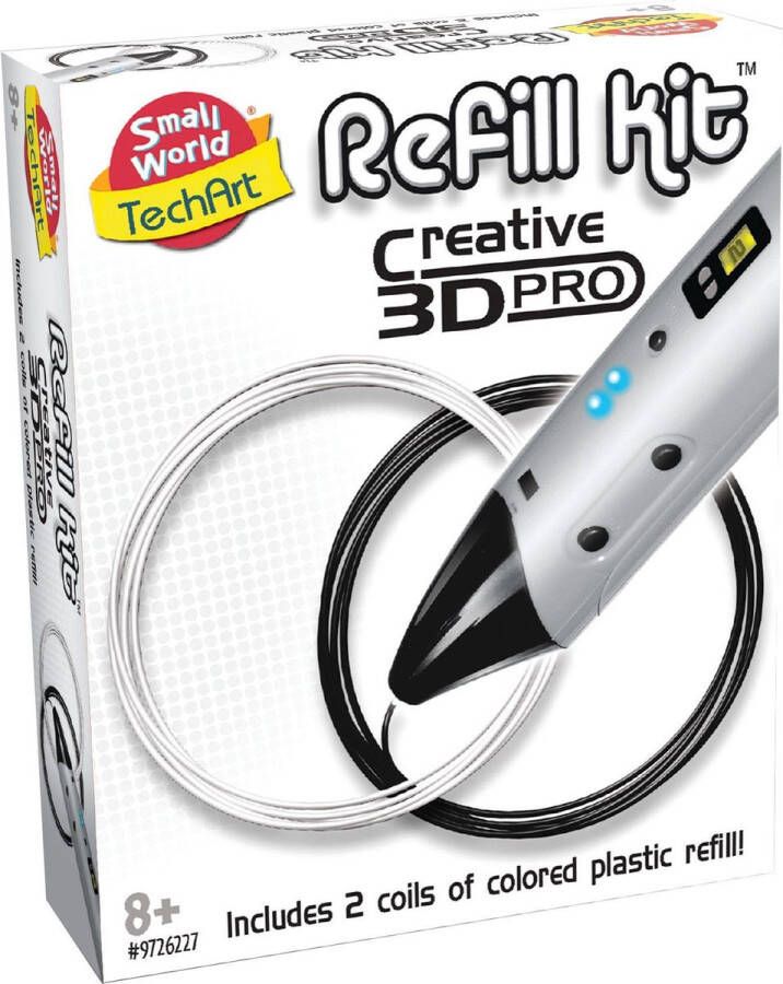 Small World Techart Refill kit 3d pen Creative zwart en wit
