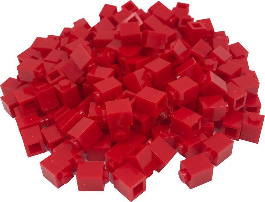 SmallBricks 200 Bouwstenen 1x1 Rood Compatibel met Lego Classic Keuze uit vele kleuren