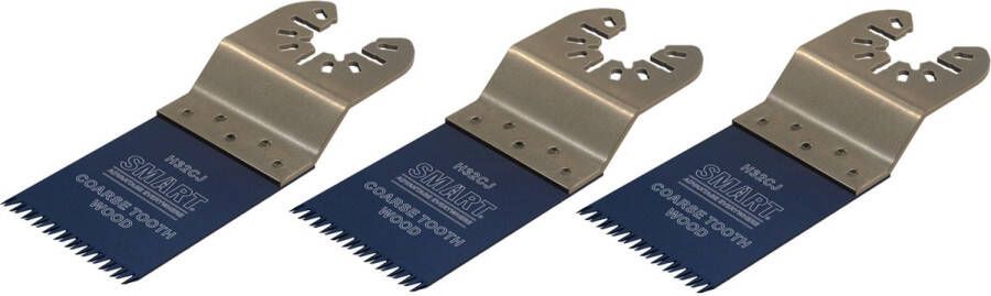 SMART Blades Multitool Zaagblad Japanse Vertanding Hout Plastic 32x42mm 3 stuks