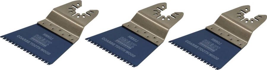 SMART Blades Multitool Zaagblad Japanse Vertanding Hout Plastic 63x42mm 3 stuks