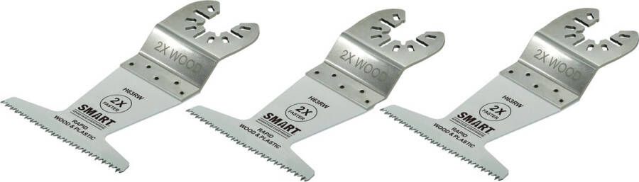 SMART Blades RapidWood Multitool Zaagblad Hout Plastic 63x52mm 3 stuks