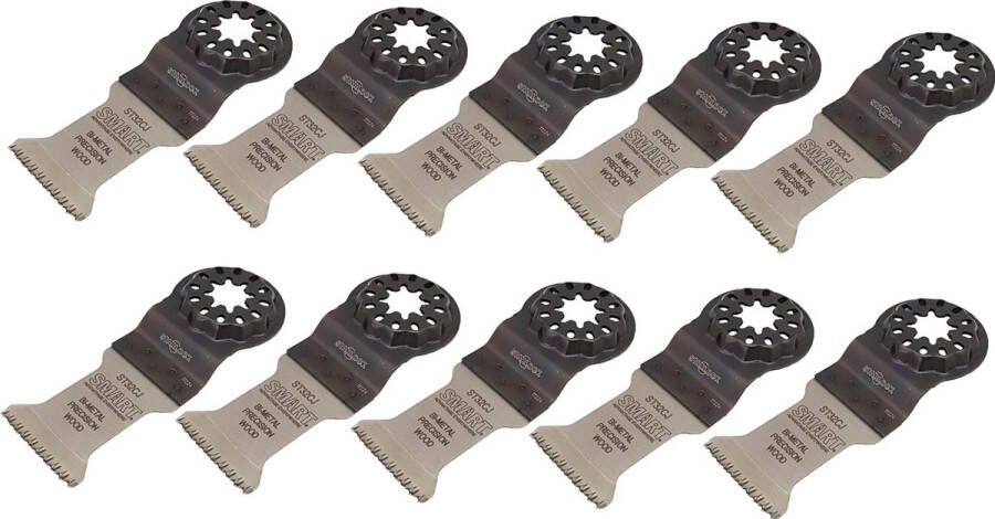 SMART Blades Starlock Multitool Zaagblad Japanse Vertanding Hout Plastic 32x42mm 10 stuks