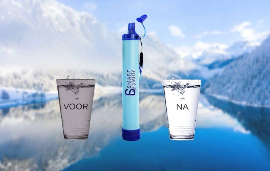 Smart Quality Personal Water Filter Straw Complete set Waterfilter Waterfles Outdoor life Survival BPA-vrij Filtert 1500L- Waterfilter Outdoor