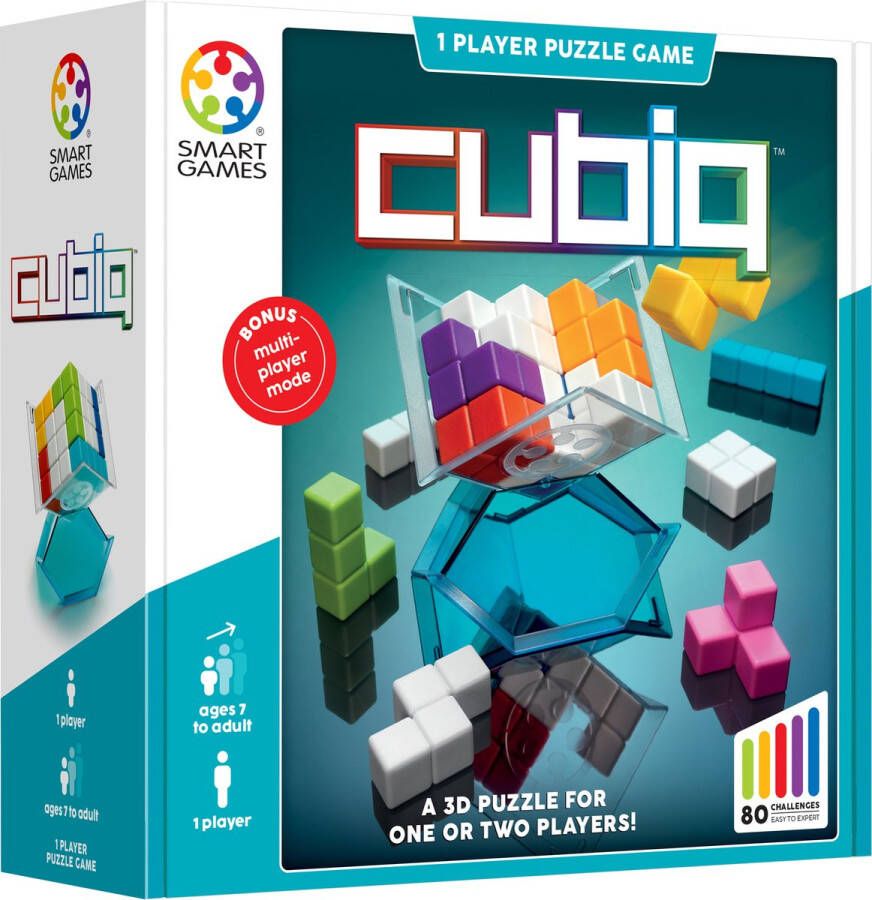 Smart Games Smartgames Cubiq (80 opdrachten)