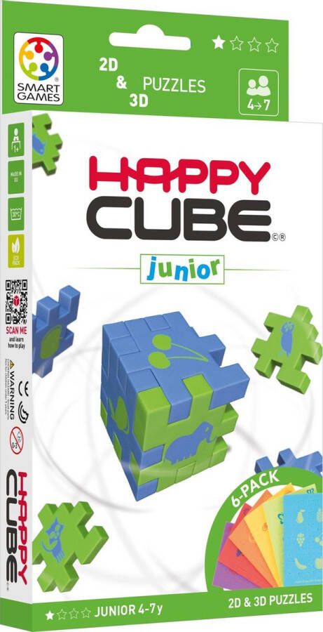 Smart Games Smartgames Happy Cube 6 Colour Pack Junior