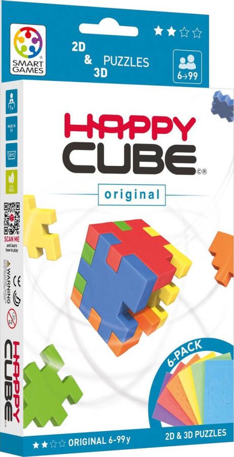 Smart Games Smartgames Happy Cube 6 Colour Pack Original