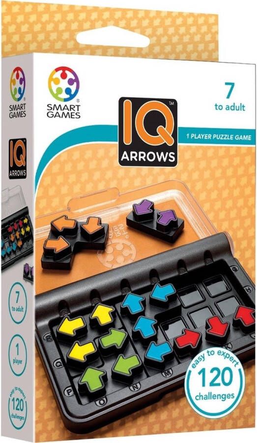 SmartGames IQ Arrows Hersenkraker 120 opdrachten