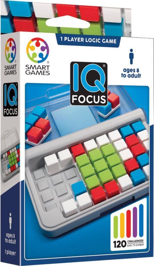 SmartGames IQ Focus 120 opdrachten Denkspel