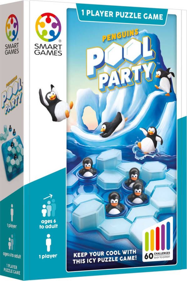 Smart Games Smartgames Penguins Pool Party (60 opdrachten)