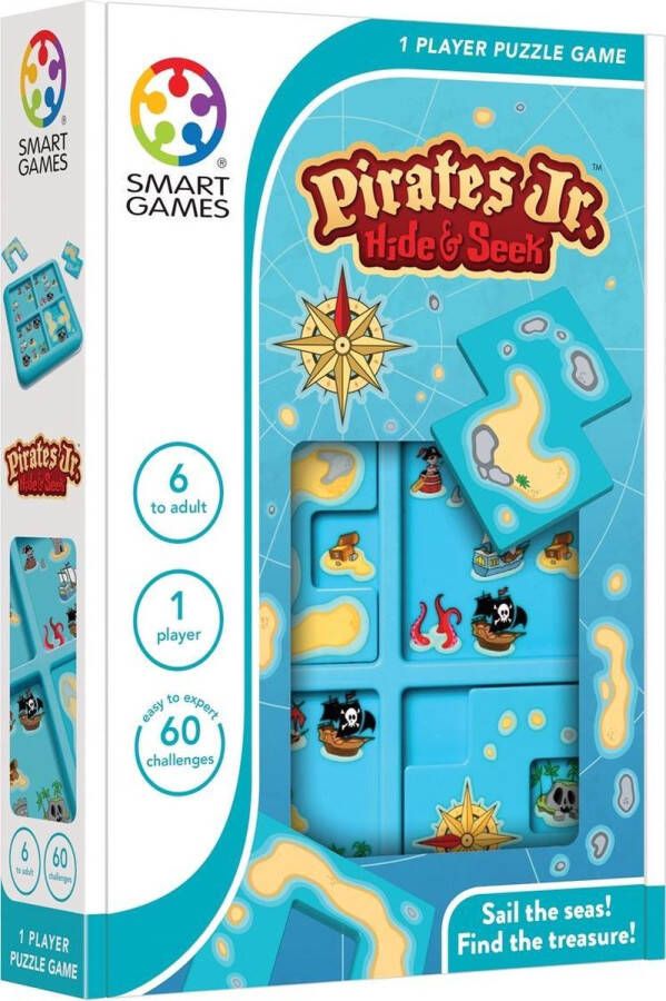 SmartGames Pirates Hide & Seek Jr 60 opdrachten