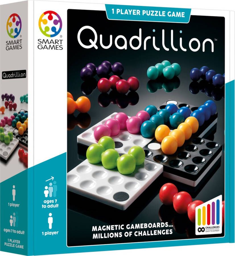 SmartGames Quadrillion Oneindig aantal opdrachten Hersenkraker