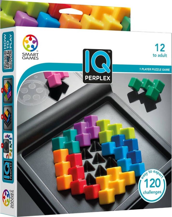 SmartGames Smart Games IQ Perplex 120 opdrachten breinbreker 12+ en volwassenen